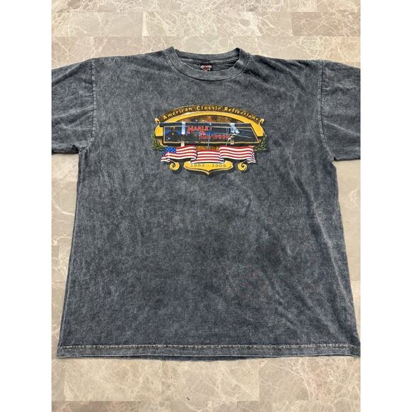 Harley Davidson BENJY'S Huntington WV Motorcycle Vintage Shirt Size XL Eagle - Picture 1 of 12